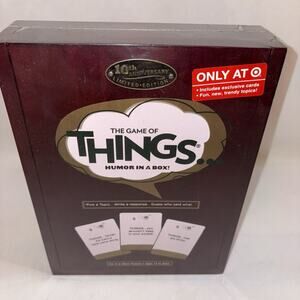 The Game of Things Humor In A Box Card Game - Guess Who Said What Wooden Box NEW